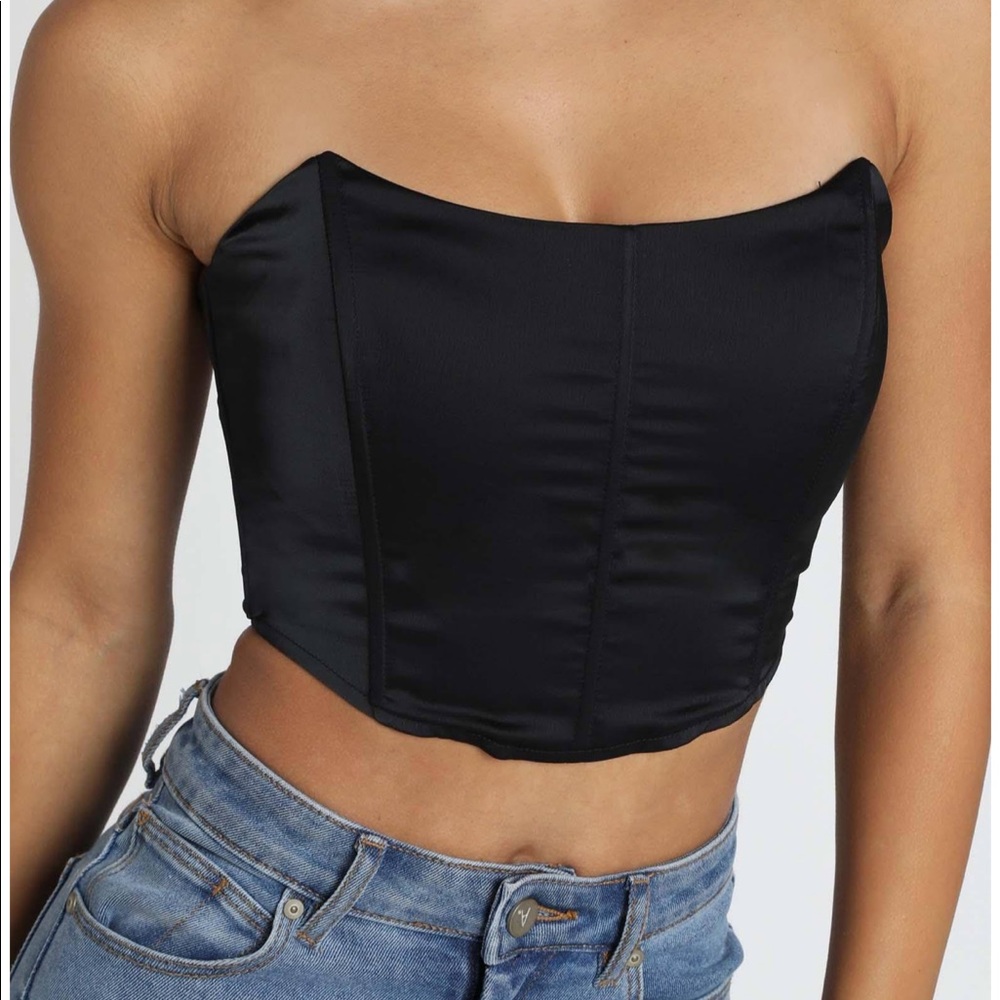 Black corset brand new Showpo Sexy